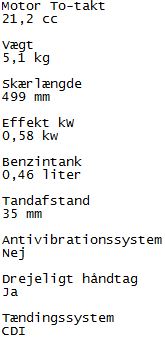 HCR-1501Tekst